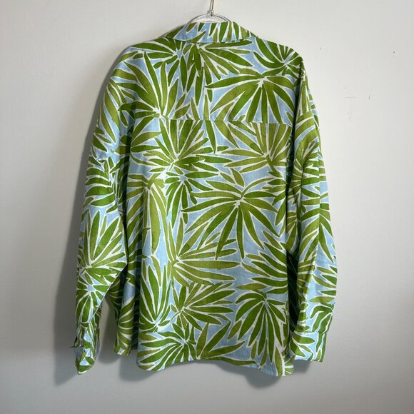 Sigrid Olsen 100% Linen Top.  Size 3X - Picture 5 of 6